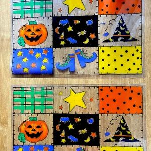 Halloween placemats
